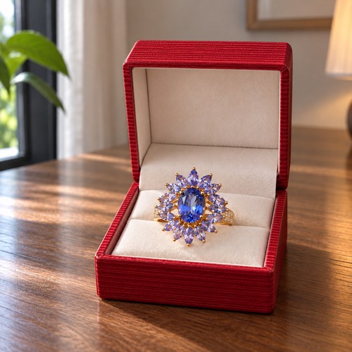 Bague tanzanite naturelle 30 - bague, 2,30