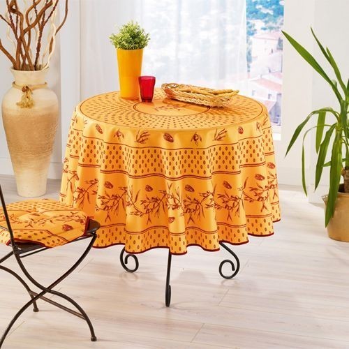 Nappe ronde anti tache