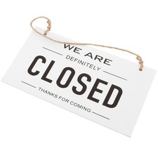 Panneau Ouvert Fermé Plaque