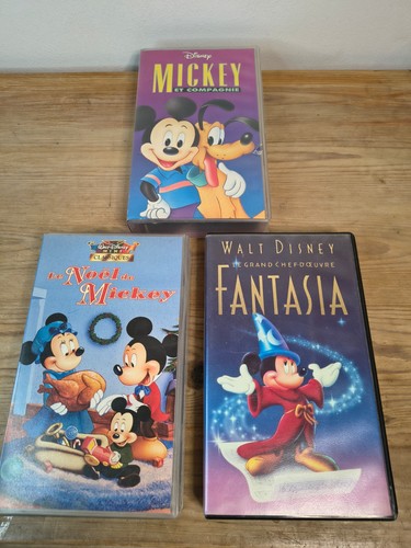 Lot cassettes vhs disney - lot, 3