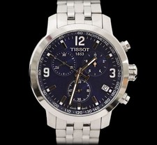 Tissot PRC200 Chronographe en Acier Cadran Bleu 40mm T055417A 130242782