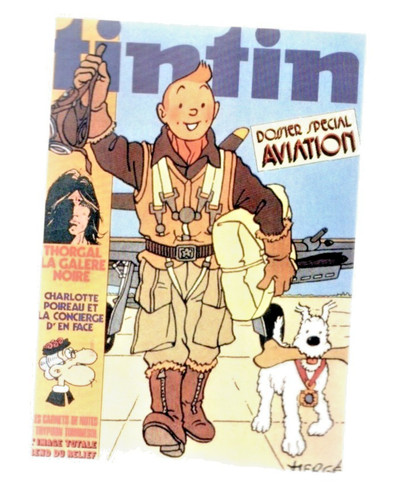 Carte postale journal tintin - carte,