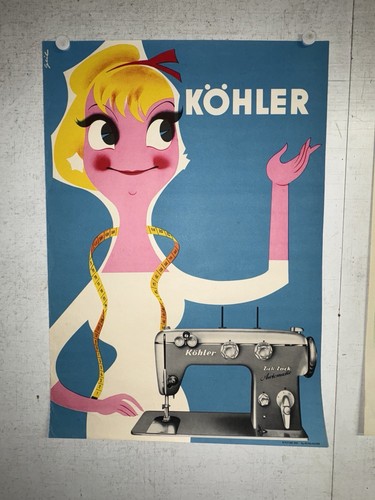 Rare affiche ancienne machine - rare,
