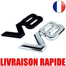 LOGO V8 Auto Métal 3D Moteur