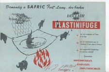 Very Rare French Chad Colonial Blotter Fort Lamy (N'Djamena) SAFRIC Tarpaulins