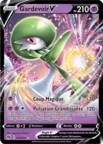 Carte pokémon gardevoir - carte, gardevoir-v