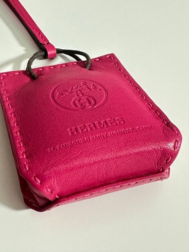Hermès sac orange bag charm - sac,
