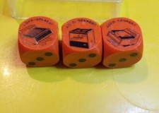 ancien DÉ jeu 421 orange