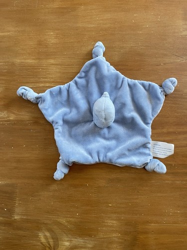 Doudou plat bleu - plat,
