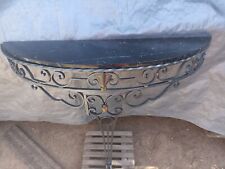 LOUIS XV TYPE FORGE IRON CONSOLE