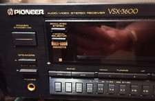 Vintage Pioneer VSX-3600 Stereo Receiver Made in Japan Tested Works