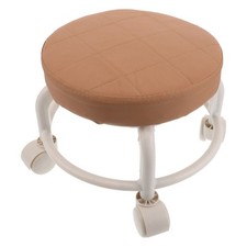 Tabouret rond à roulettes 