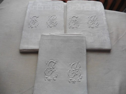 Anciennes serviettes de - serviettes,