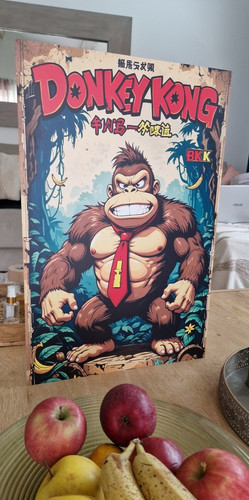 Grande plaque nintendo donkey - grande,