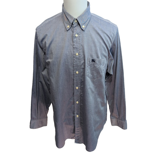 Chemise burberry bleu uni - xl,