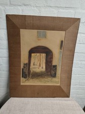 Aquarelle signée H.E