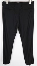 Robe Pantalon En Laine Noire Richmond 48 Pour Hommes Plissée Coupe Classique