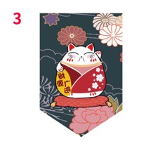 Japonais Porte Rideau Court Noren Tour de Lit Suspendu Tapisserie Demi Lucky Cat