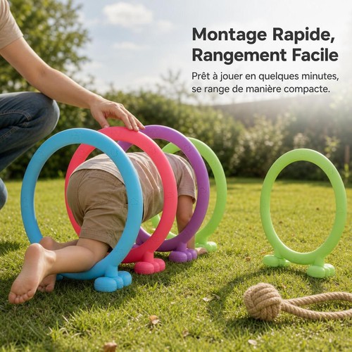 Parcours moteur enfants avec