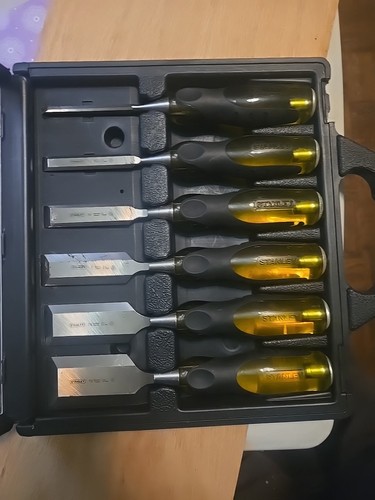 Stanley chisel set made - set,