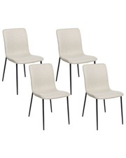 Lot de 4 Chaises en Tissu