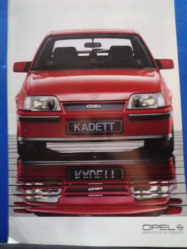 Opel gamme 1984 - gamme, brochure