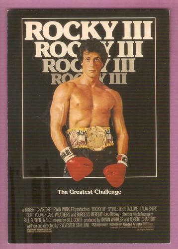 Sylvester stallone postcard - sylvester,
