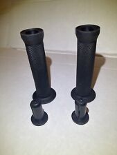 New WTP Black BMX Bicycle Grips With Plastic Bar Ends Included - We The People