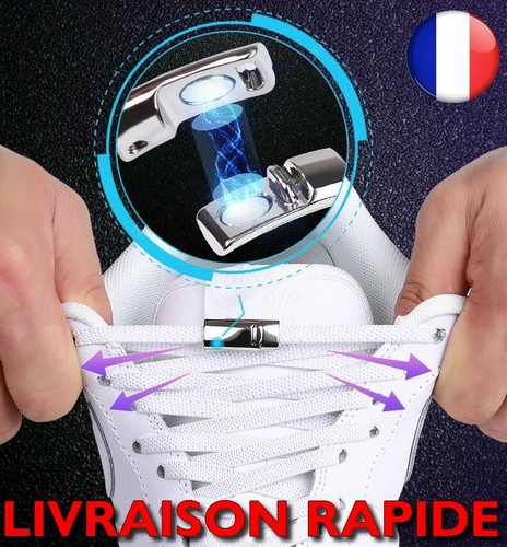 Lacets chaussures magnétiques - lacets,