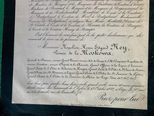 DEATH NOTICE OF: NAPOLEON, HENRI, EDGARD NEY, PRINCE OF MOSKOWA -1882