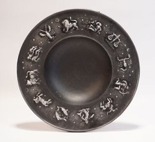 Rareté Vieux GSA Aalen Gussteller Sternzeichen-Teller Assiette au Motif Marqué