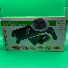 Progressive Prepworks Compact Mandoline Folding Sharp Stainless Steel Blades