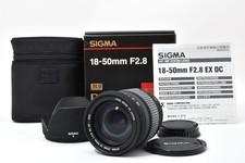 Sigma 18-50mm F/2.8 Ex Dc Zoom