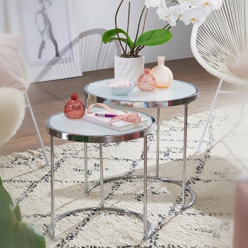 Finebuy tables gigognes rond - tables,