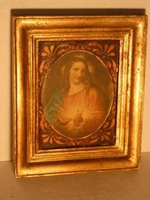 CADRE TABLEAU BOIS DORE JESUS