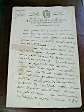 AUBERT DU BAYET Autographe