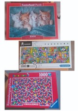 Vends différents puzzles  1000 pièces