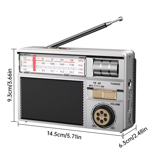 Radio portable solaire fm - portable,