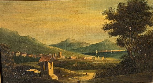 Tableau ancien paysage - ancien, .