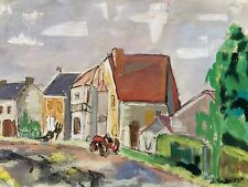 Belle Peinture Gouache Paysage