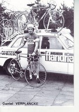 CYCLING card Daniel VERPLANCKE (team flandria ca va solo) 1979 