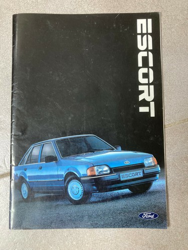 Catalogue ford escort - catalogue, 09/1986
