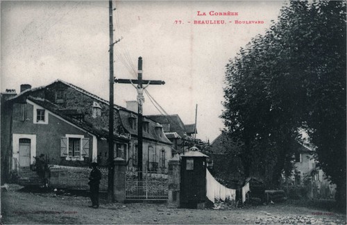 Cpa beaulieu boulevard - beaulieu,