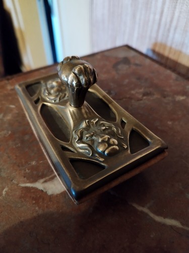 Tampon buvard bronze - tampon, à