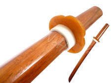 Wakizashi Shoto En Chêne Rouge pour Aikido Kenjutsu Iaido Iaito Do Ameublement