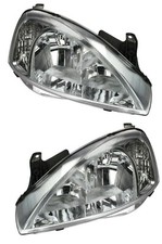 PHARE AVANT GAUCHE + DROIT ELECTRIQUE POUR OPEL COMBO CORSA C 2003-2005 H7 H7