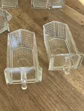 2 TIROIRS en VERRE de BUFFET