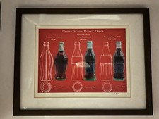 Coca-Cola - US Patent Office - Design For A Bottle - Framed (Repro)