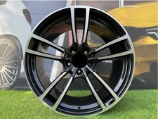 4X R21" 5X130 Jantes Noires Poli Style Turbo: S'adapte À Cayenne Panamera