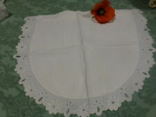  baby crib, or lander, cushion cover half moon old embroidered .t b condition  